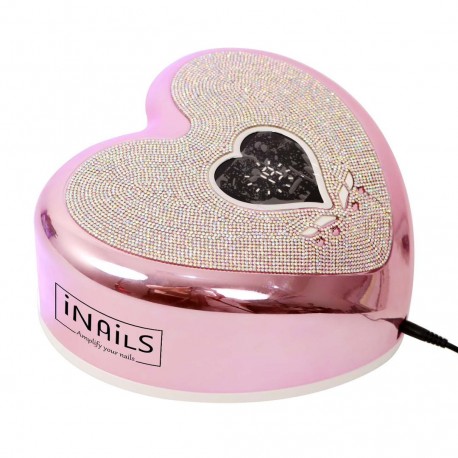 Lampada Heart 96w rosa boreale con SWAROVSKI